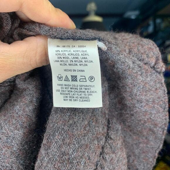 Anthropology Asymmetrical Brown Fairy Boho Cotton Top Cardigan Sleeve Size Small - Picture 5 of 5